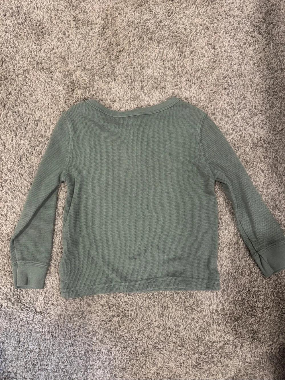 Old Navy Kids Henley in Hunter Green— 3T